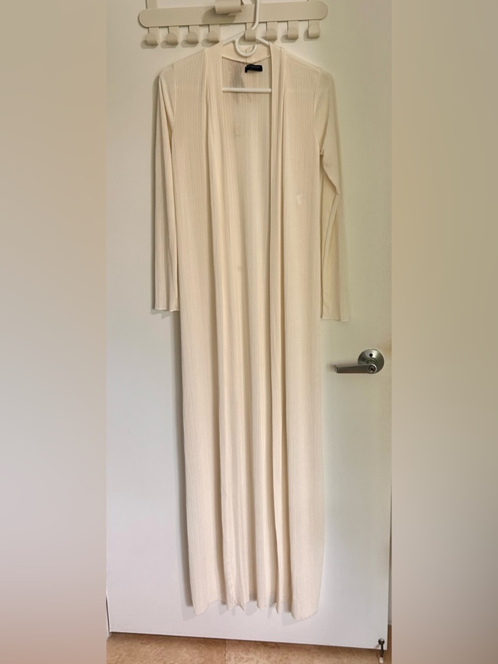 NWT Naked Wardrobe Cream  Oversized Duster, Sz M